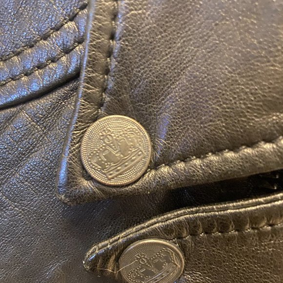 Juicy Couture Leather Motorcycle Jacket - Picture 4 of 8